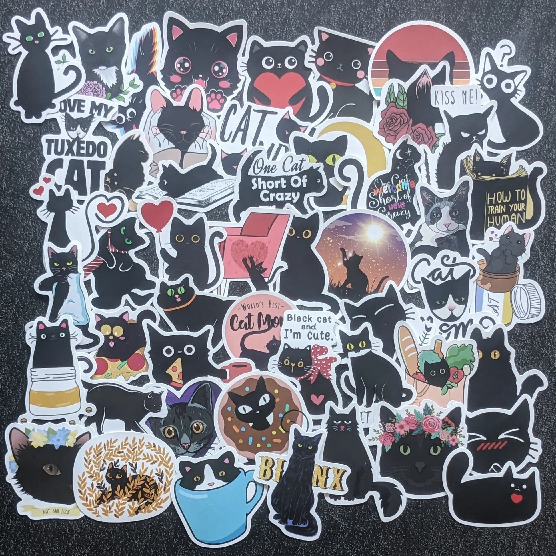 BLACK KITTY | 50 STICKERS StickerWorld