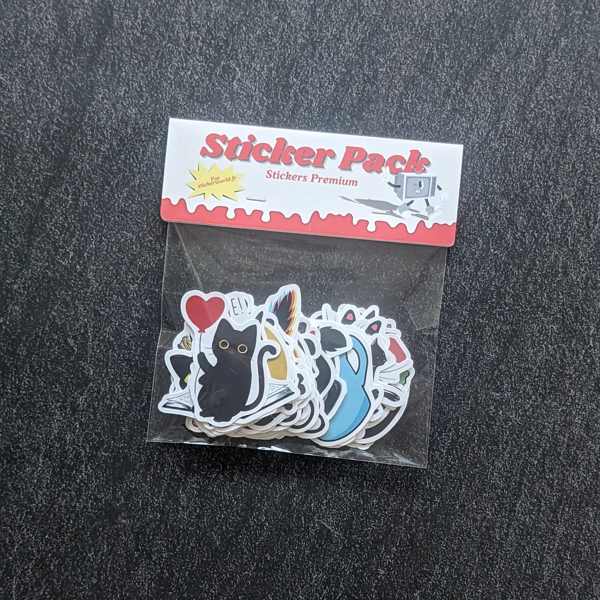 BLACK KITTY | 50 STICKERS StickerWorld