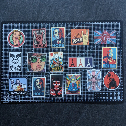VINTAGE US PACK | 50 STICKERS StickerWorld