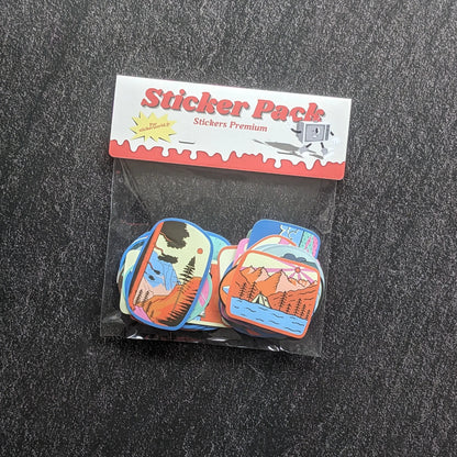 PAYSAGE COLORFULL PACK | 50 STICKERS StickerWorld