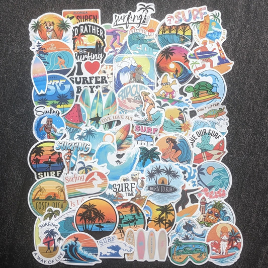 SURF PACK 2 | 50 STICKERS StickerWorld