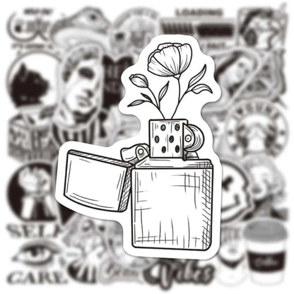 BLACK LIGHT PACK | 50 STICKERS - StickerWorld