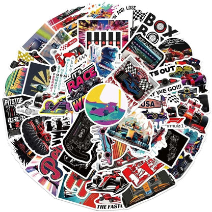 F1 PACK | 50 STICKERS - StickerWorld