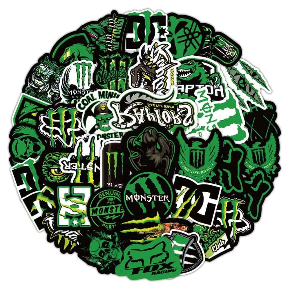 MONSTER PACK | 50 STICKERS - StickerWorld