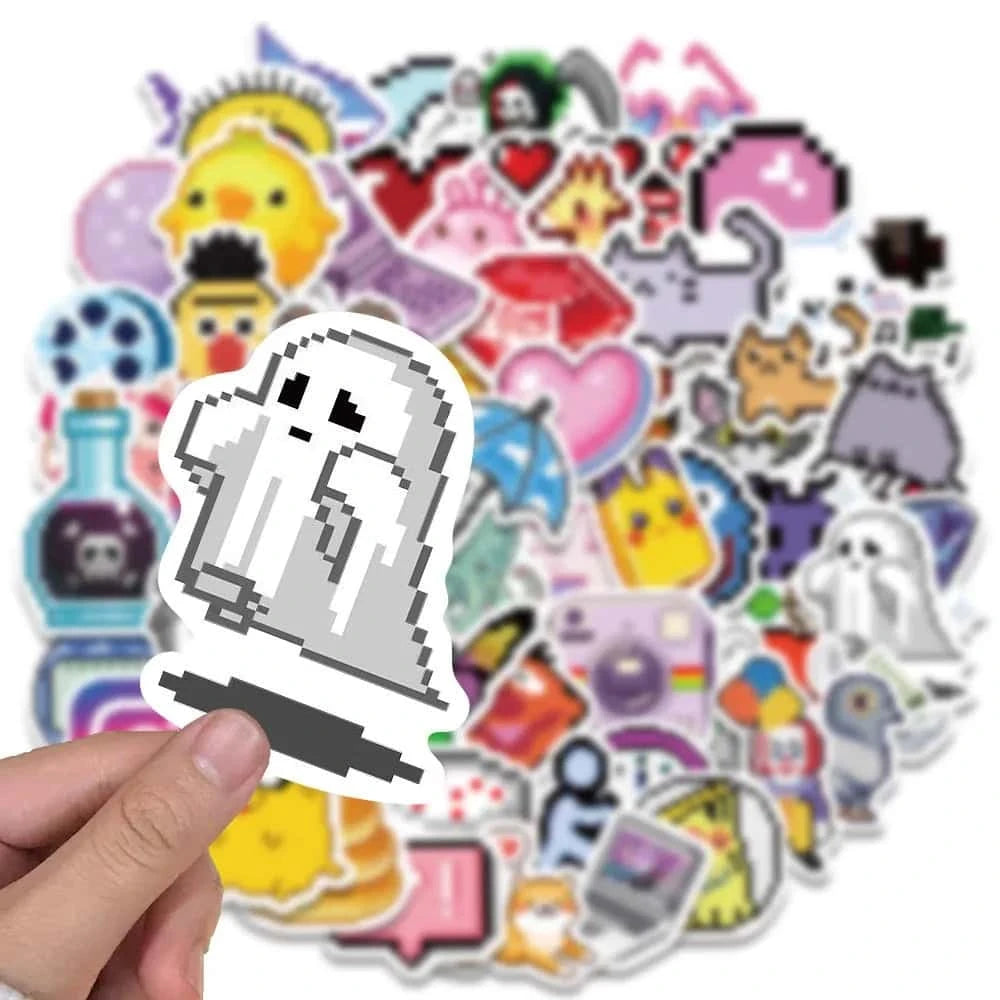 PIXEL PACK | 50 STICKERS - StickerWorld