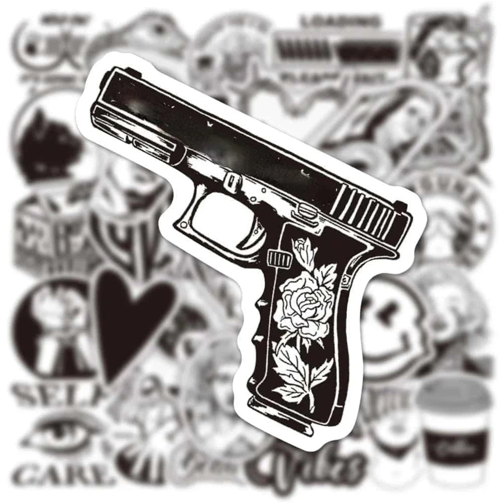 BLACK LIGHT PACK | 50 STICKERS - StickerWorld