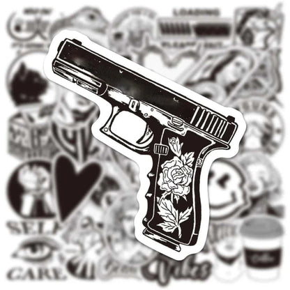 BLACK LIGHT PACK | 50 STICKERS - StickerWorld