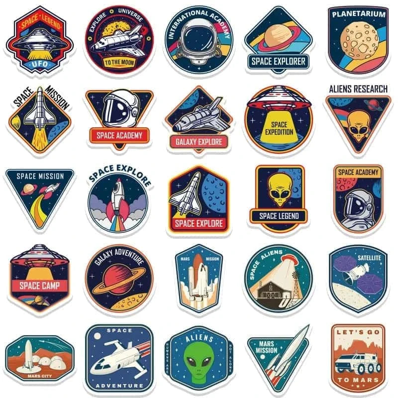 SPATIAL PACK | 50 STICKERS - StickerWorld