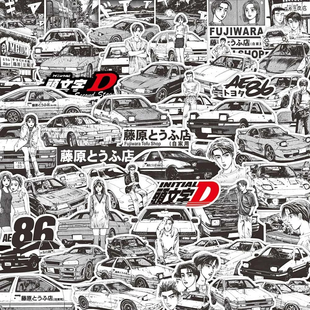 JAPAN CAR PACK | 50 STICKERS - StickerWorld
