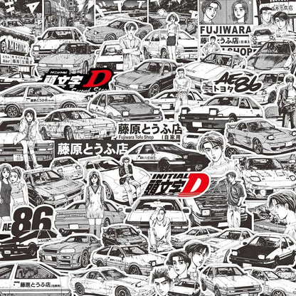 JAPAN CAR PACK | 50 STICKERS - StickerWorld