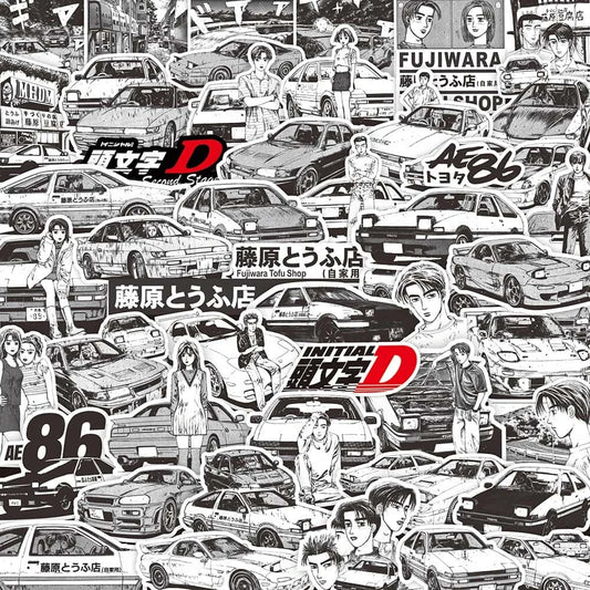 JAPAN CAR PACK | 50 STICKERS - StickerWorld