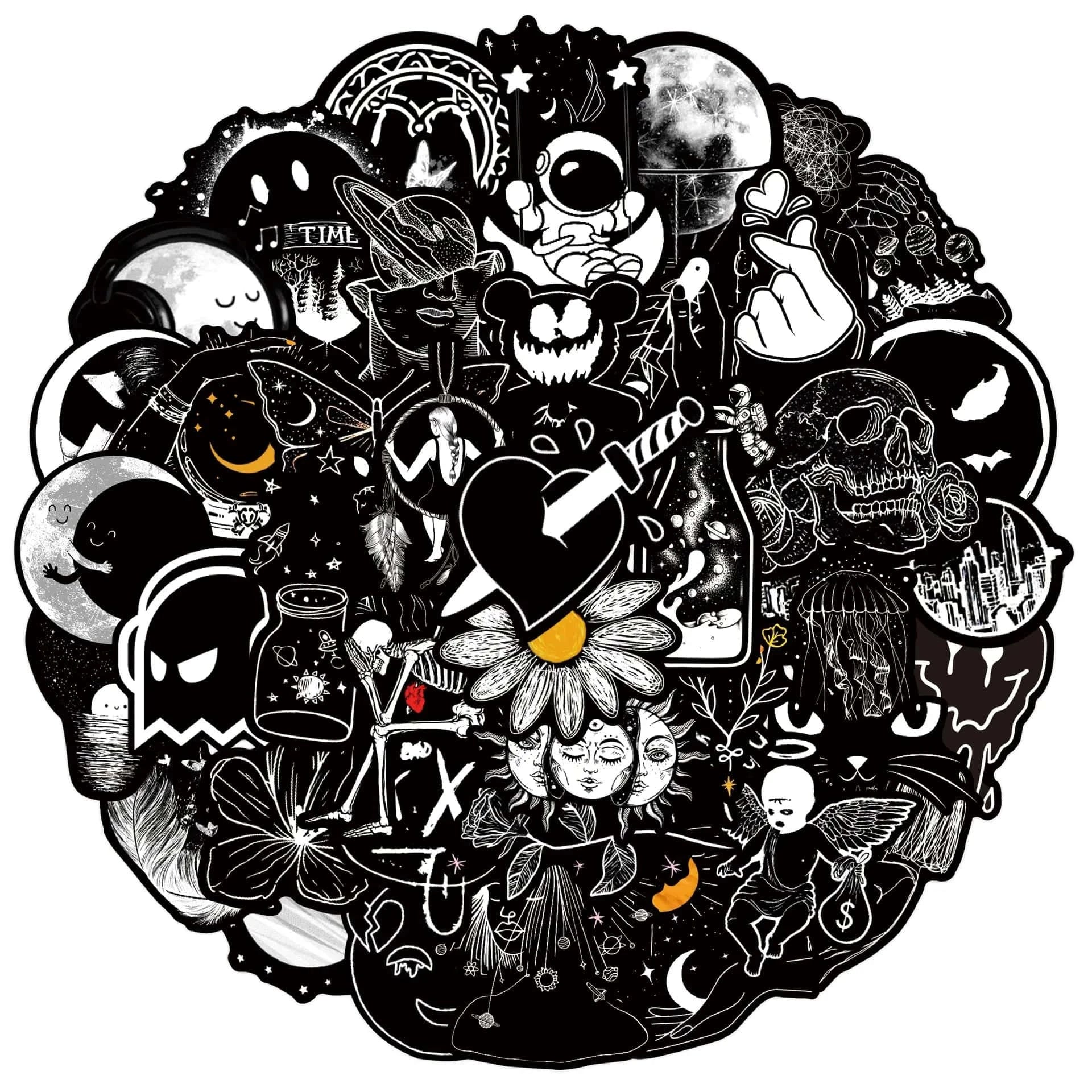 DARK PACK | 50 STICKERS - StickerWorld