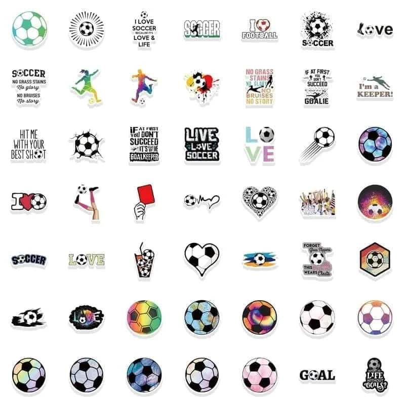 FOOTBALL PACK | 50/100 STICKERS - StickerWorld