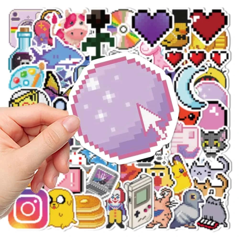 PIXEL PACK | 50 STICKERS - StickerWorld