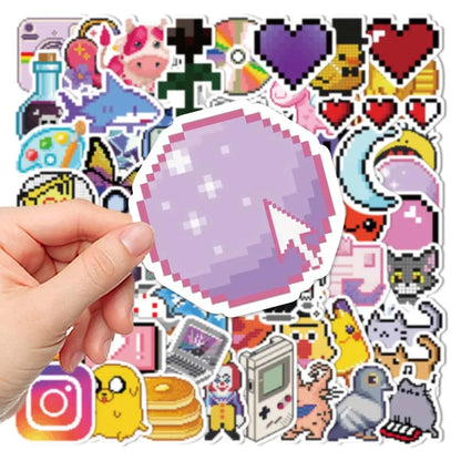 PIXEL PACK | 50 STICKERS - StickerWorld