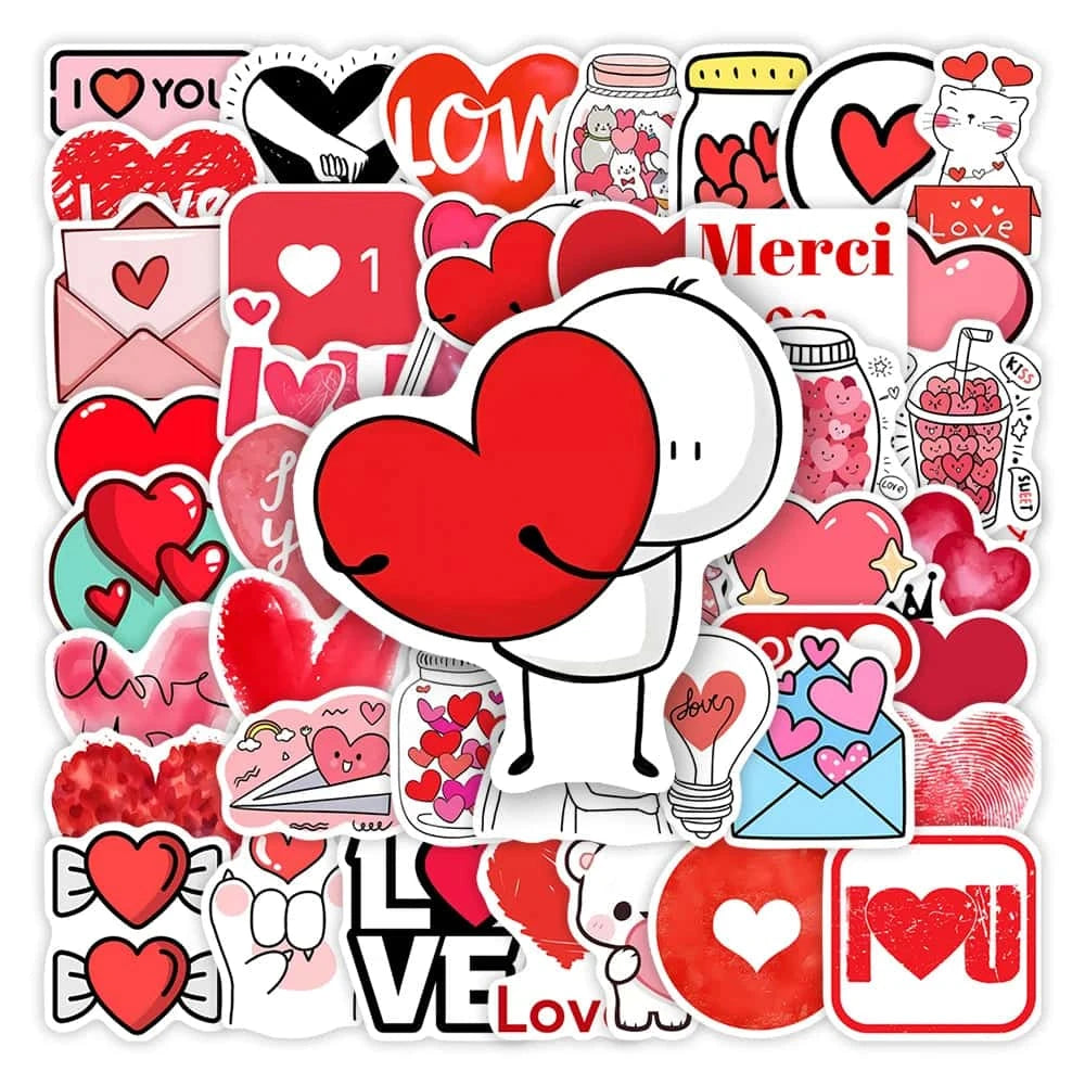 LOVE PACK | 50 STICKERS - StickerWorld