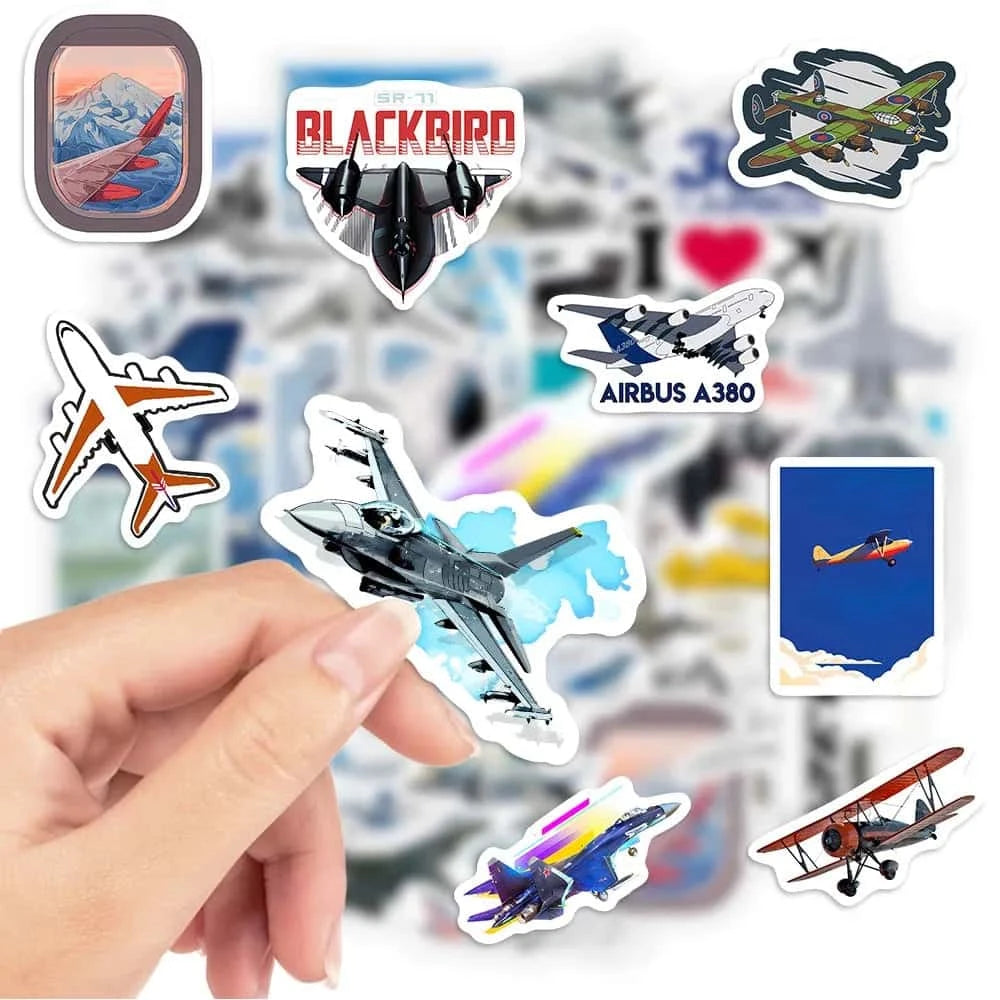 AVIATION PACK | 50 STICKERS - StickerWorld