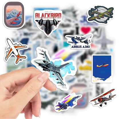 AVIATION PACK | 50 STICKERS - StickerWorld