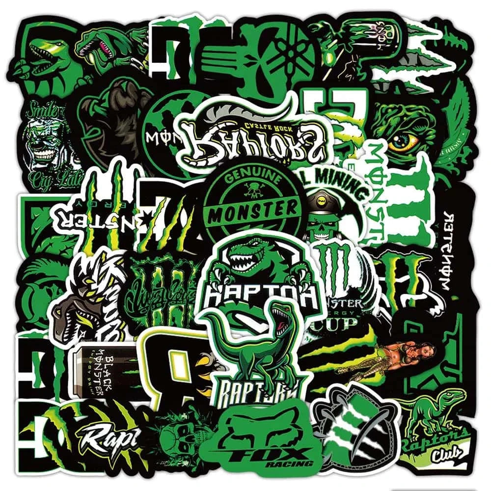 MONSTER PACK | 50 STICKERS - StickerWorld