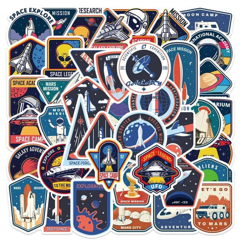 SPATIAL PACK | 50 STICKERS - StickerWorld