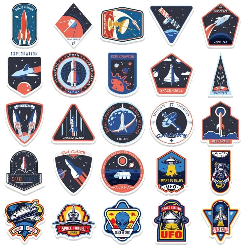SPATIAL PACK | 50 STICKERS - StickerWorld