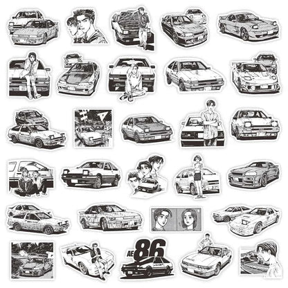 JAPAN CAR PACK | 50 STICKERS - StickerWorld