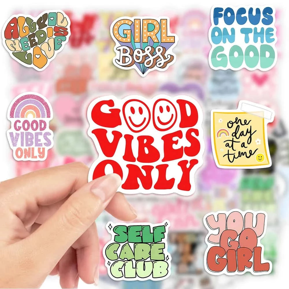 GOOD VIBES PACK | 50 STICKERS - StickerWorld