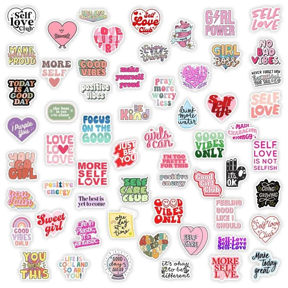 GOOD VIBES PACK | 50 STICKERS - StickerWorld