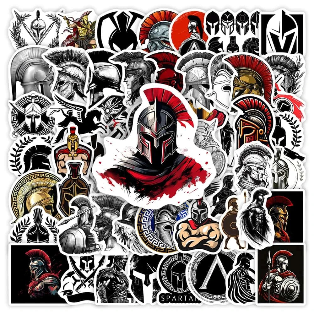 SPARTA PACK | 50 STICKERS - StickerWorld