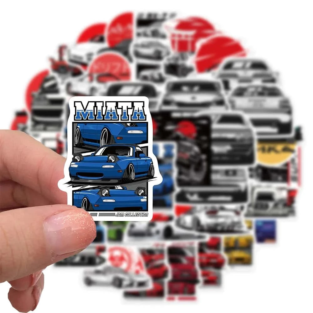 JAPAN RETRODRIFT PACK | 50 STICKERS - StickerWorld