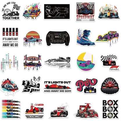 F1 PACK | 50 STICKERS - StickerWorld
