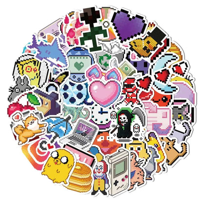 PIXEL PACK | 50 STICKERS - StickerWorld
