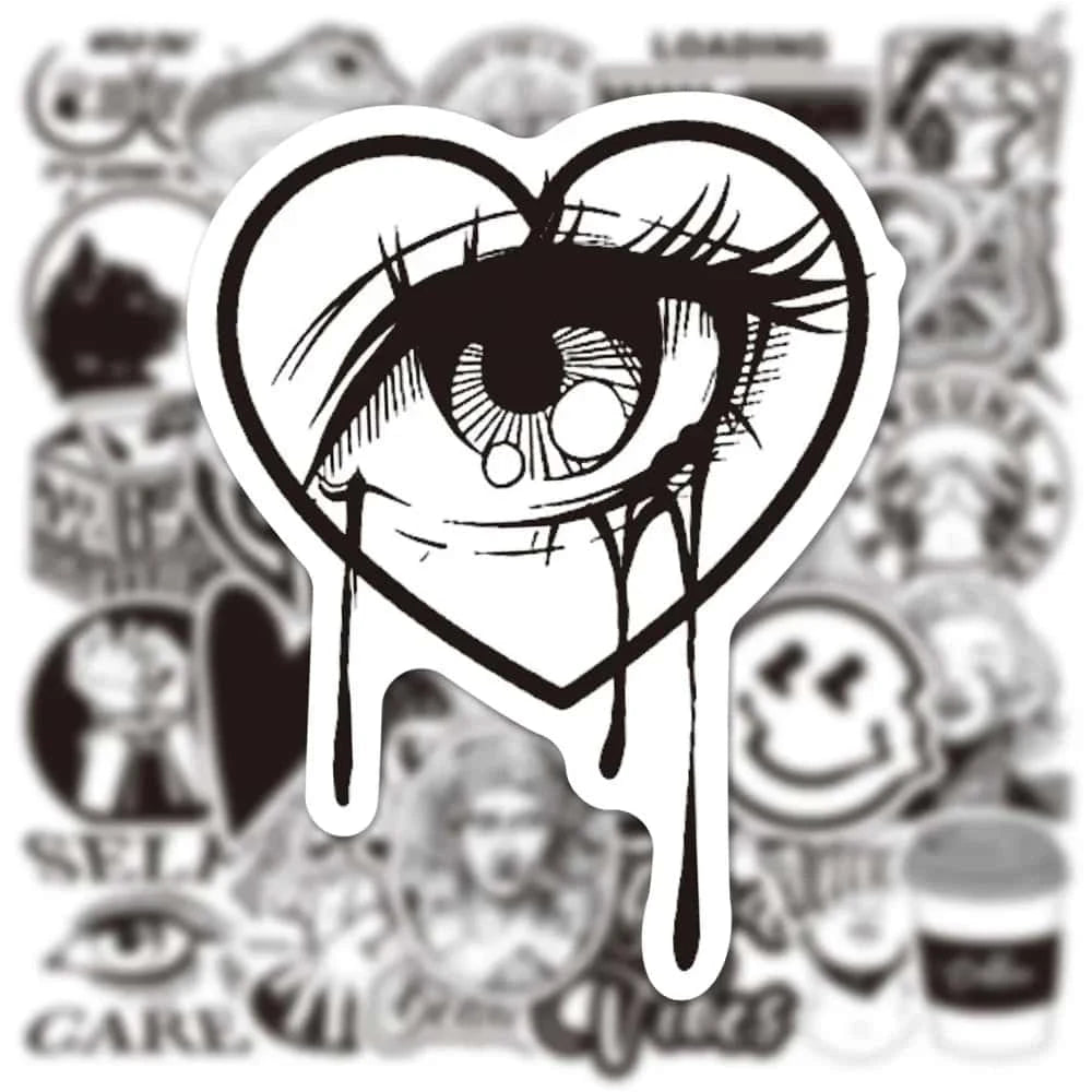BLACK LIGHT PACK | 50 STICKERS - StickerWorld