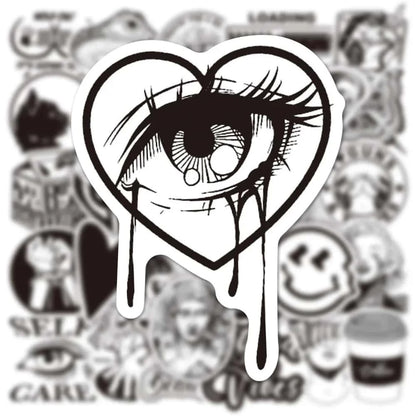 BLACK LIGHT PACK | 50 STICKERS - StickerWorld
