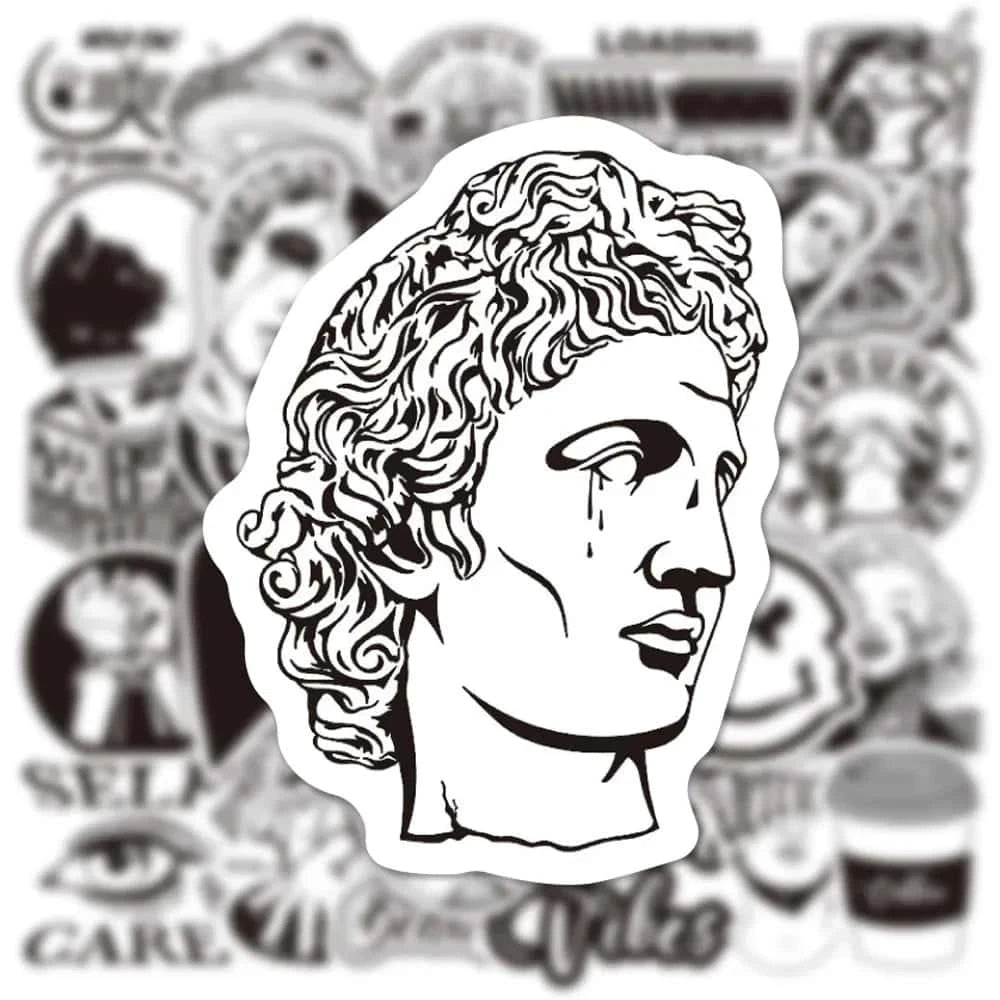 BLACK LIGHT PACK | 50 STICKERS - StickerWorld