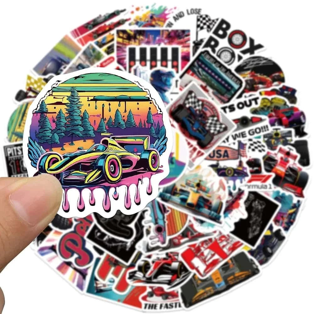 F1 PACK | 50 STICKERS - StickerWorld
