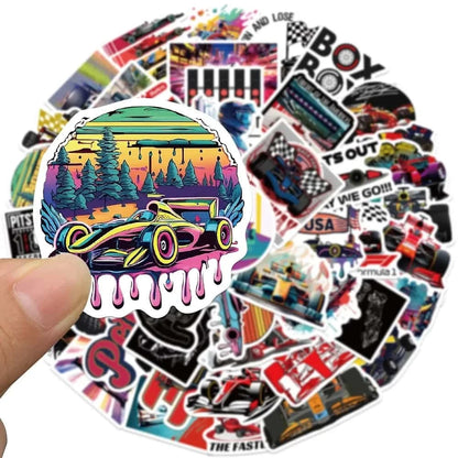 F1 PACK | 50 STICKERS - StickerWorld