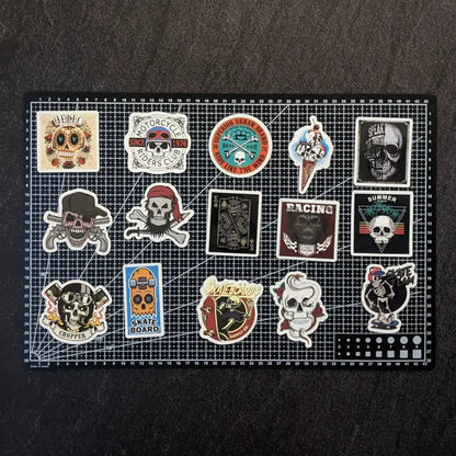 CRÂNE SQUELETTE PACK | 50 STICKERS StickerWorld