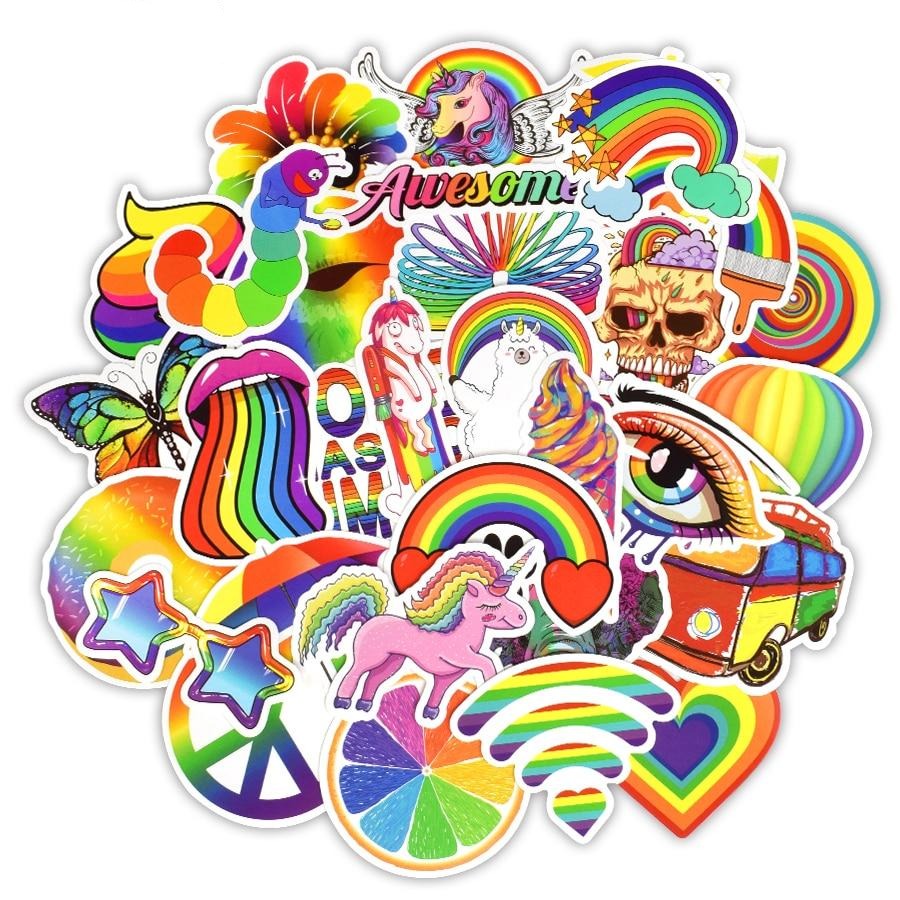 ARC-EN-CIEL PACK | 50 STICKERS