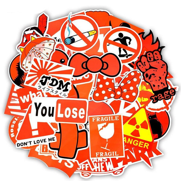 RED PACK | 50 STICKERS