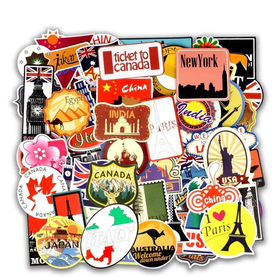 TRAVEL PACK | 50 STICKERS - StickerWorld