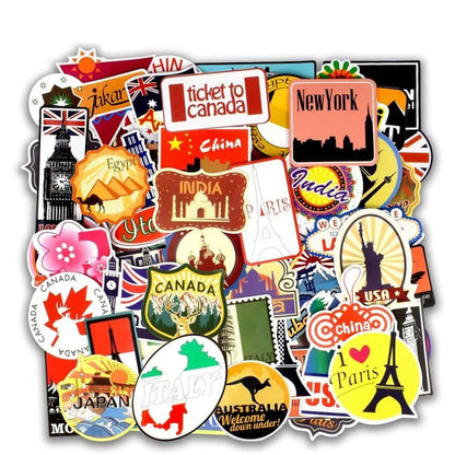 TRAVEL PACK | 50 STICKERS - StickerWorld