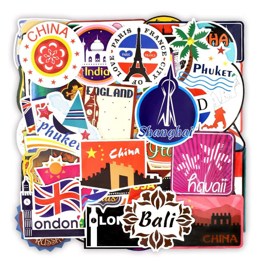TRAVEL PACK | 50 STICKERS - StickerWorld