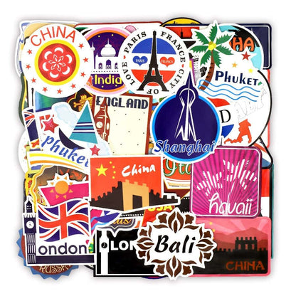 TRAVEL PACK | 50 STICKERS - StickerWorld