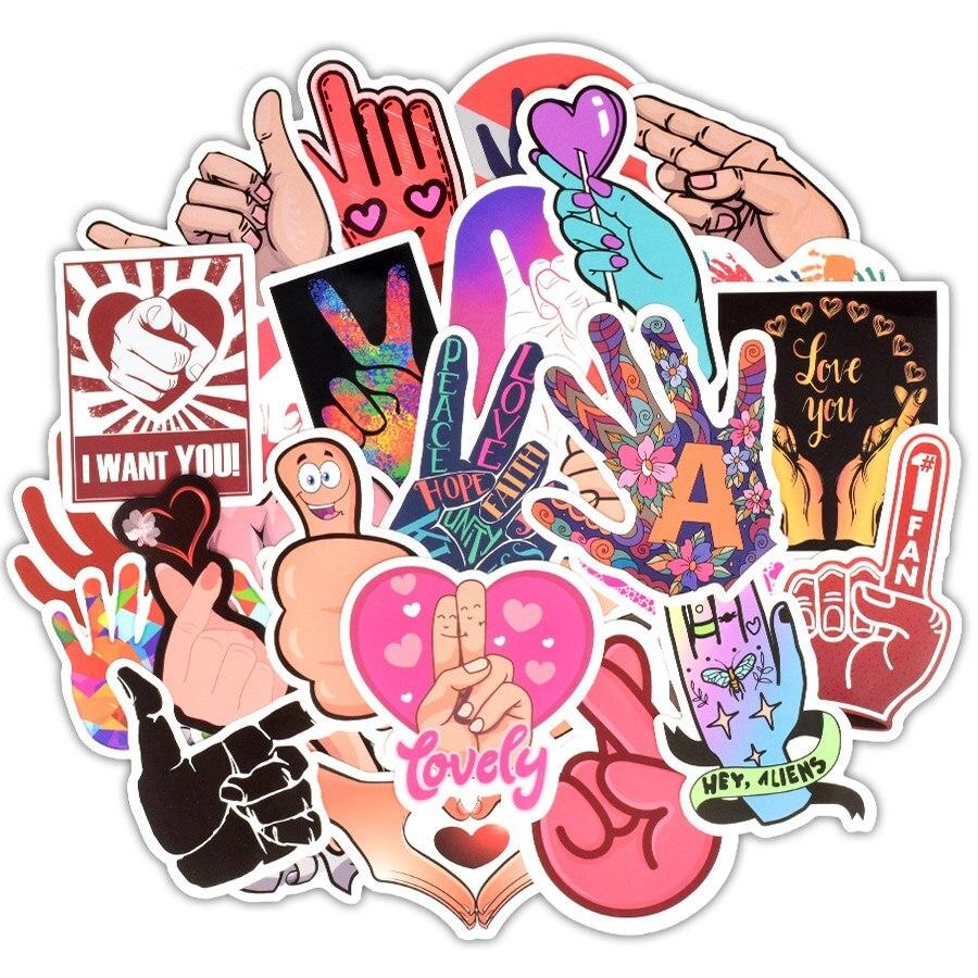 HANDS PACK | 50 STICKERS