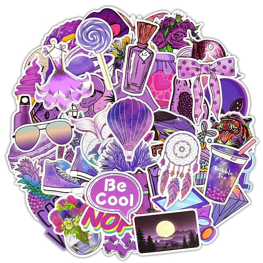 PURPEL PACK | 50 STICKERS