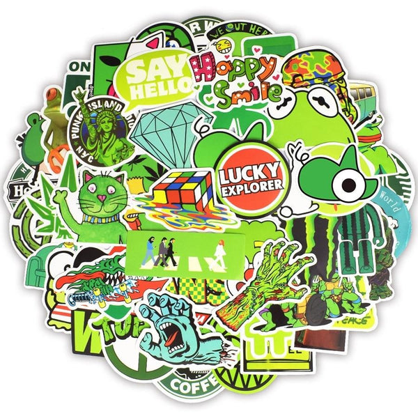 GREEN PACK | 50 STICKERS