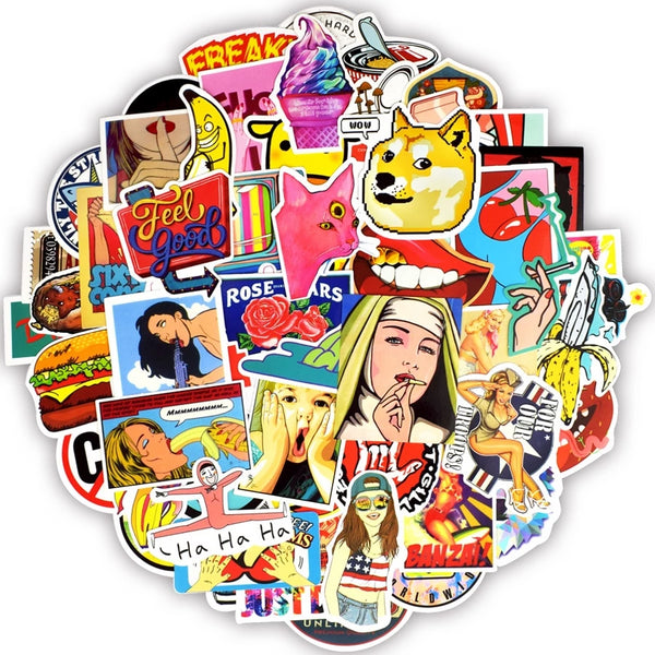 Stickers Autocollant HOT PACK | 100 STICKERS | Stickerworld