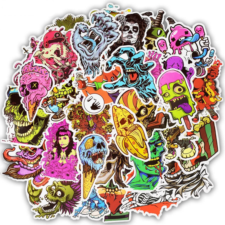 Stickers Autocollant TERREUR GRAFFITI PACK | 50 STICKERS | Stickerworld