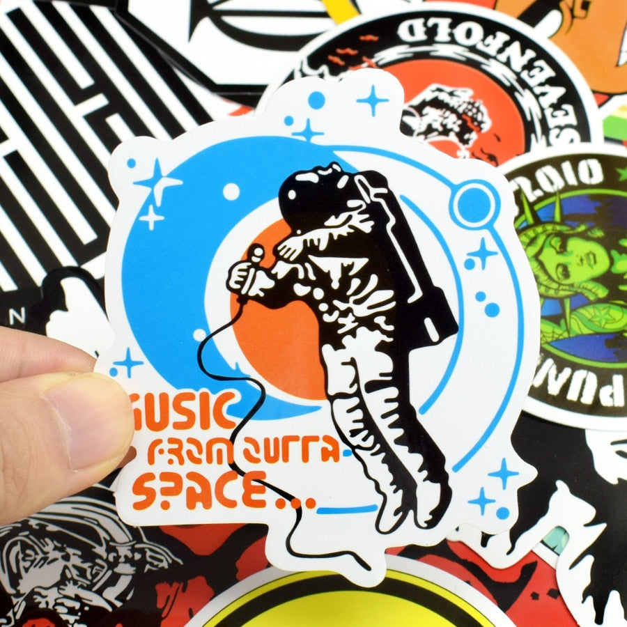 ROCK MUSIQUE PACK  100 STICKERS – StickerWorld